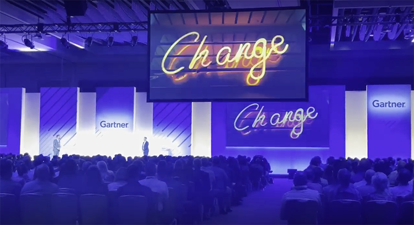 Photo from Gartner Digital Workplace Keynote - Day 1