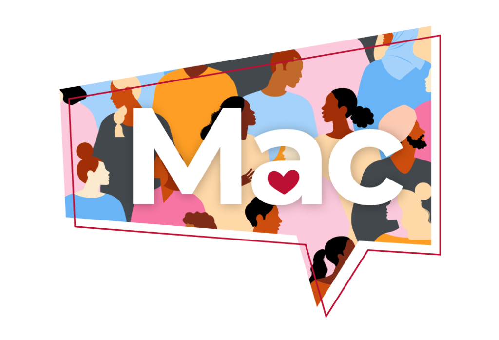 The special logo for the February 2021 issue of Mac.